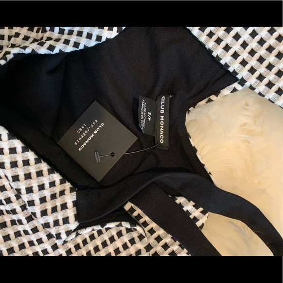 Club Monaco Check Pattern Top Small - Picture 8 of 8